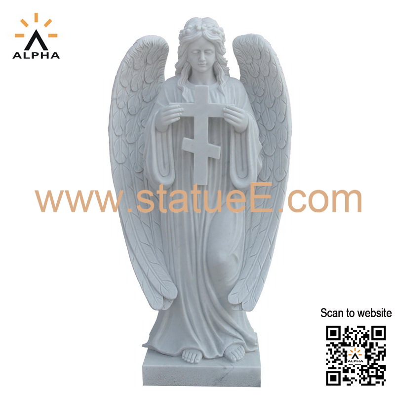 Cemetery angel statue